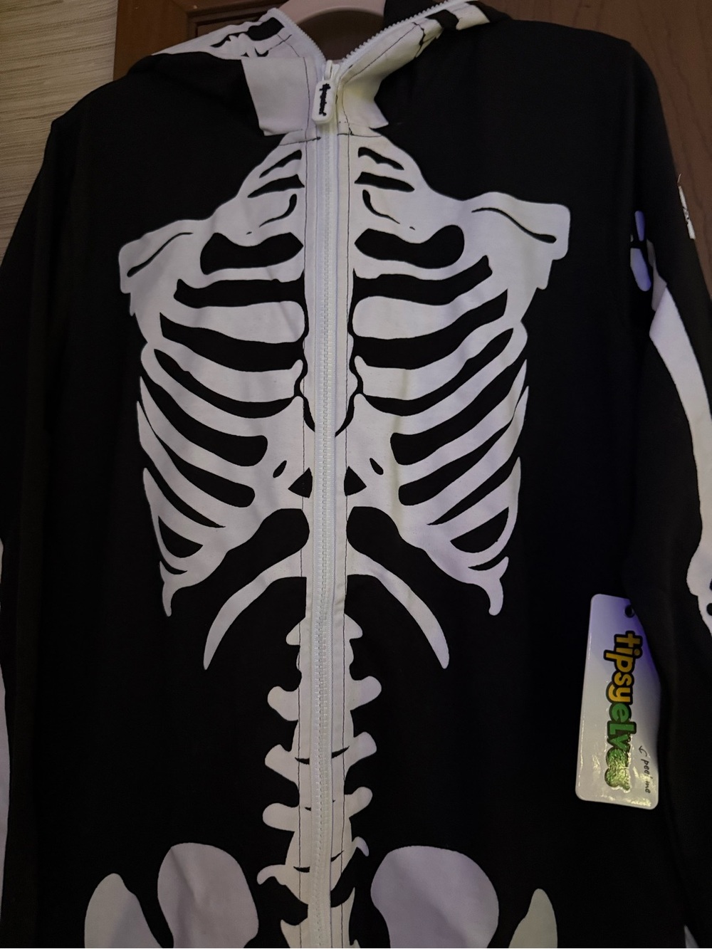 Tipsy Elves Black and White Skeleton Costume - Picture 4 of 11